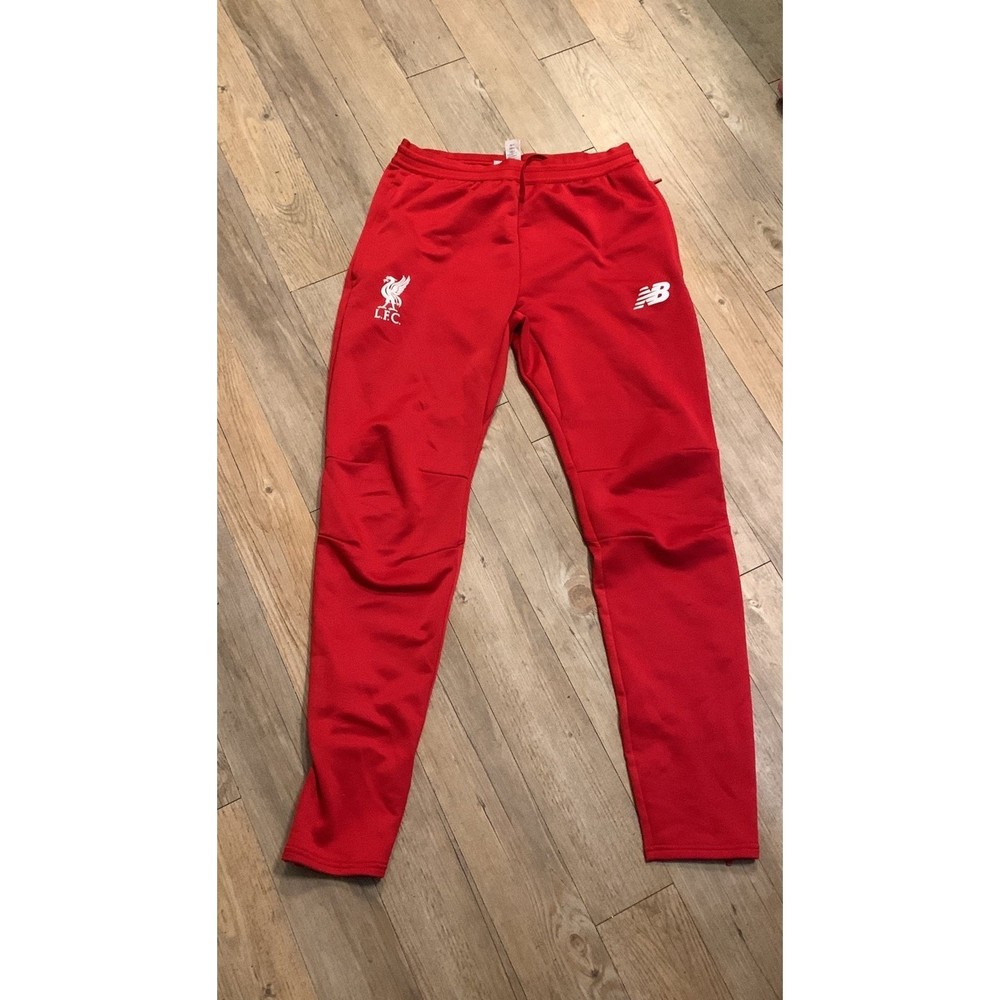 Liverpool FC official training pants LFC Red New Balance joggers